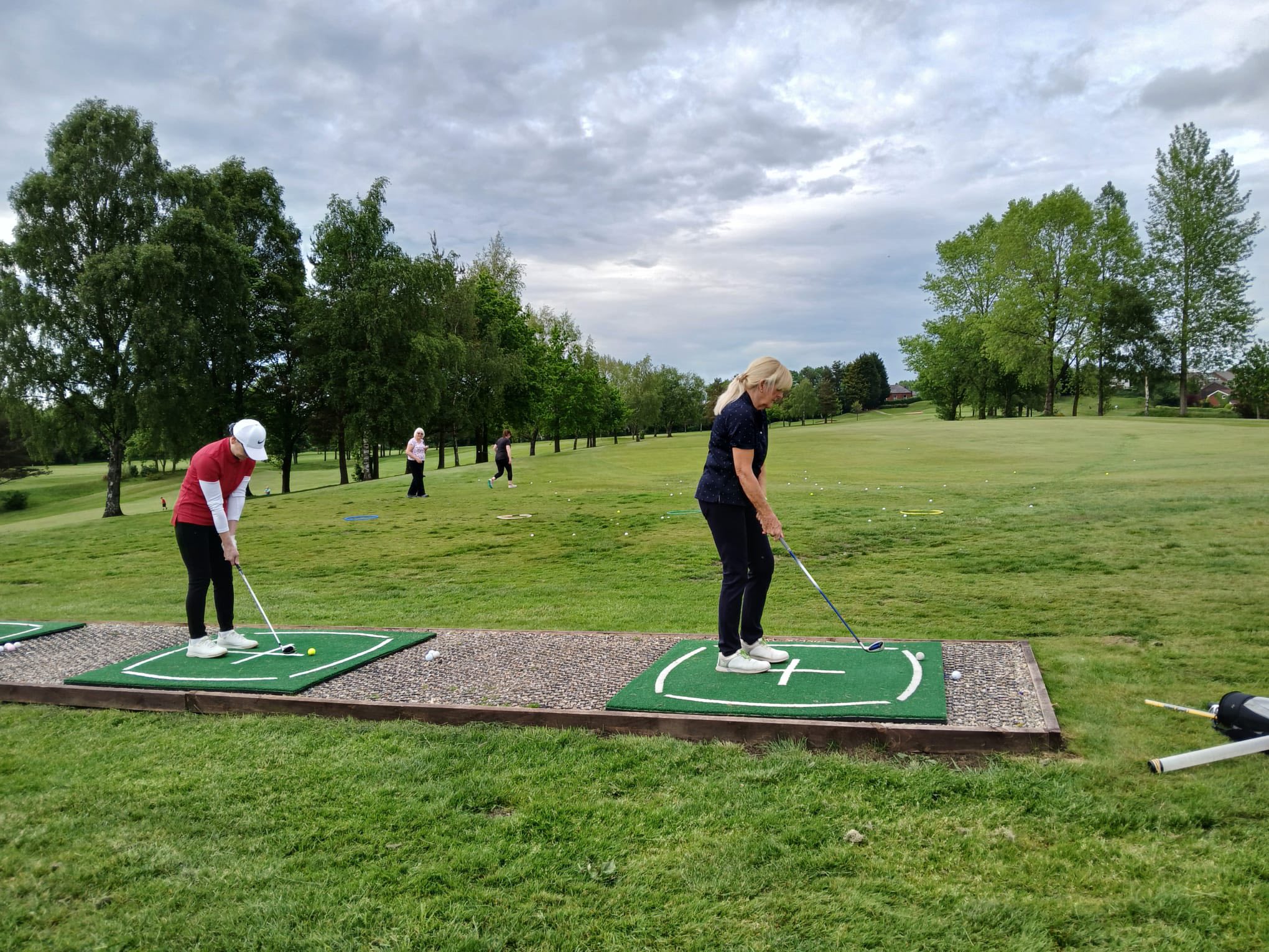 Women golfers on the course at Bury Golf Club