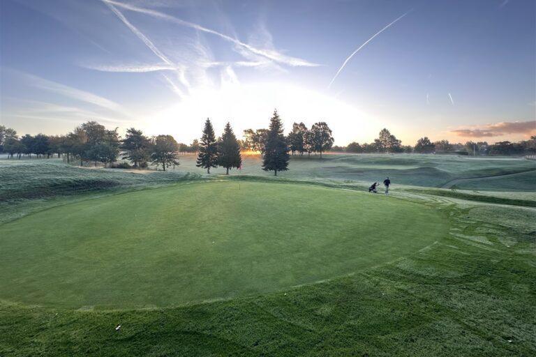 winter open feb frosty green